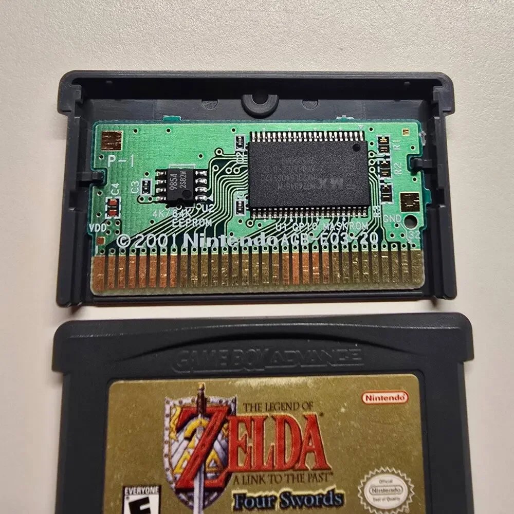 Legend of Zelda A Link to the Past Four Swords Game Boy Advance GBA Authentic